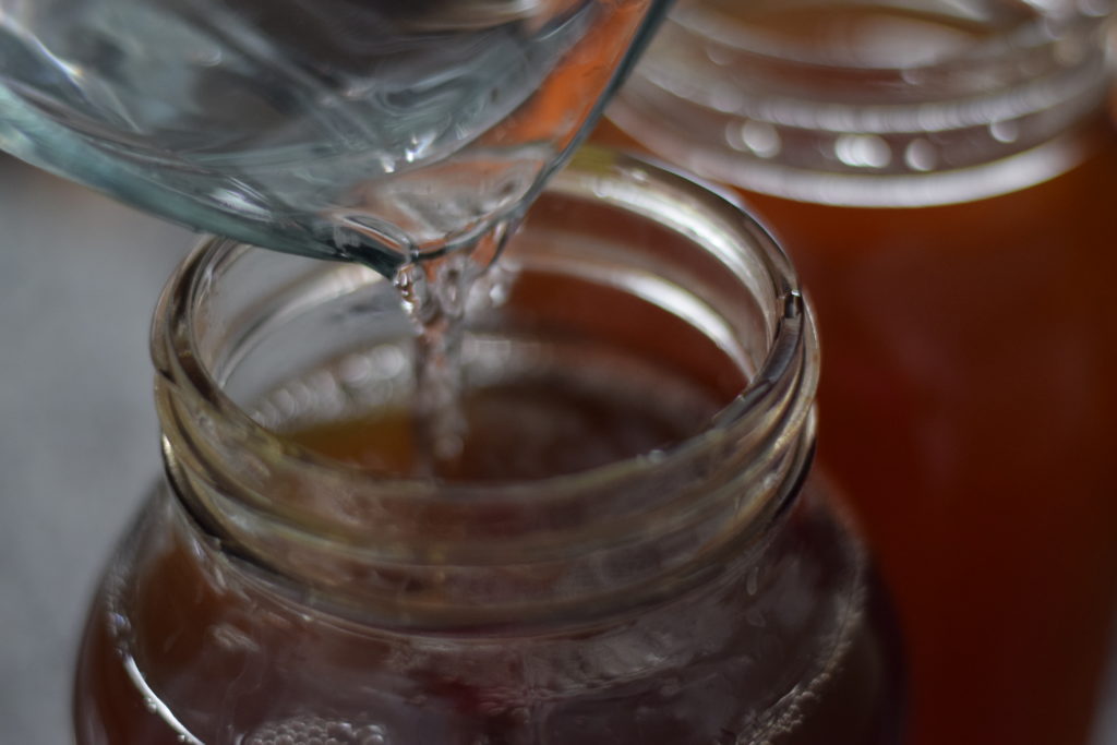 delicious green iced tea made at home at Spirit's Freedom Farm