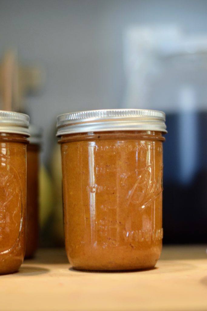 homemade peach jam canned